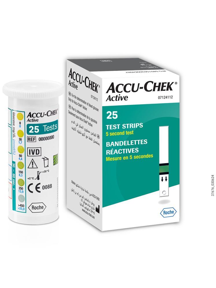     			Accu-Chek Active Strips 25 Test Strips