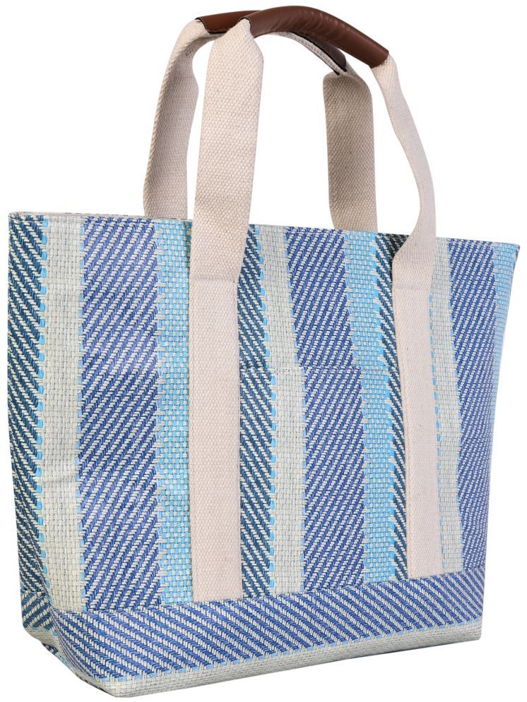     			ENSAC Blue Rexin Tote Bag