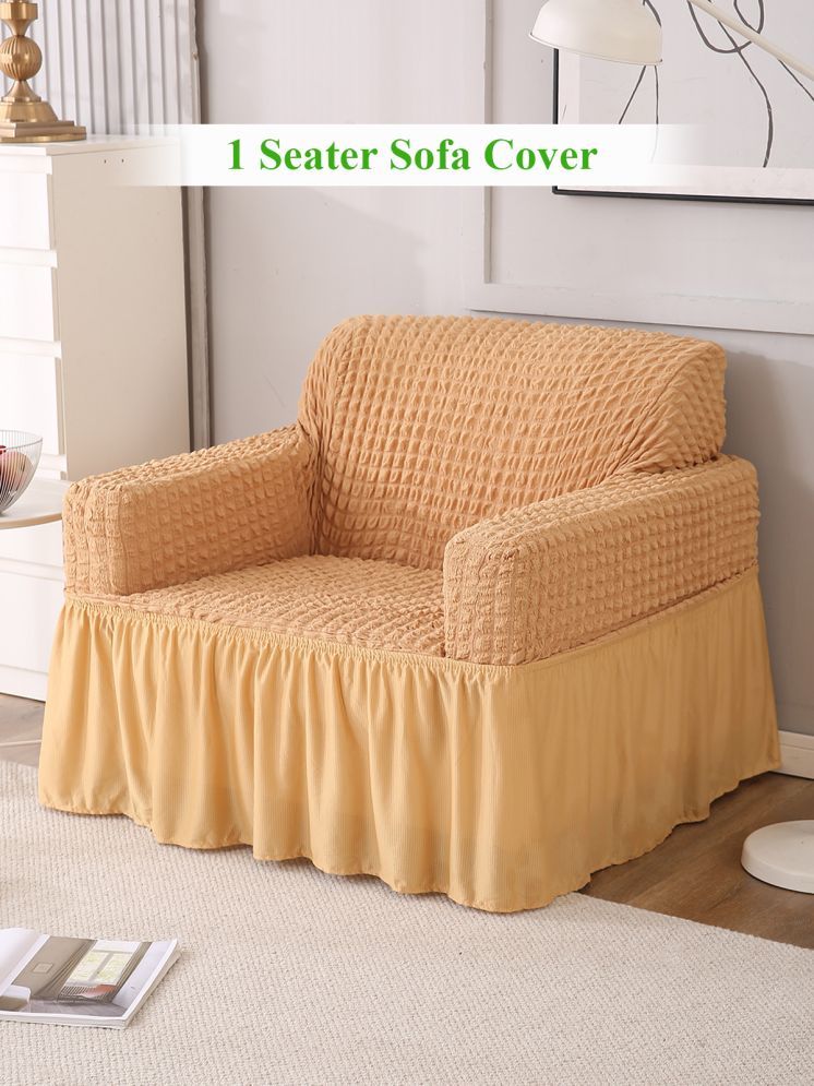     			HOKIPO 1 Seater Polyester Sofa Cover ( Pack of 1 )