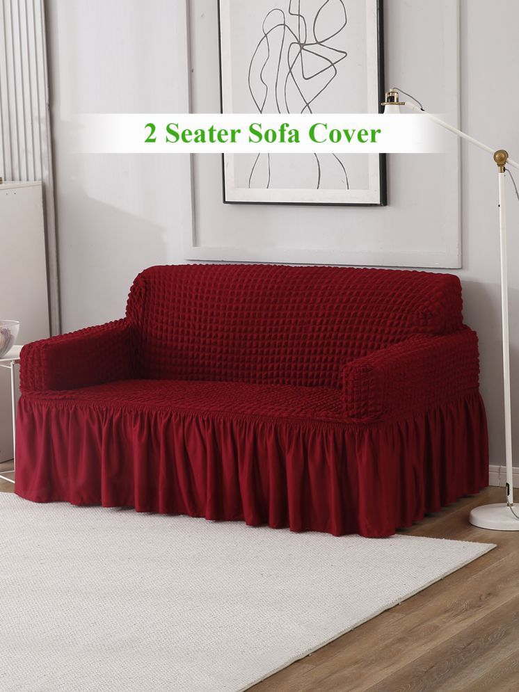     			HOKIPO 2 Seater Polyester Sofa Cover ( Pack of 1 )