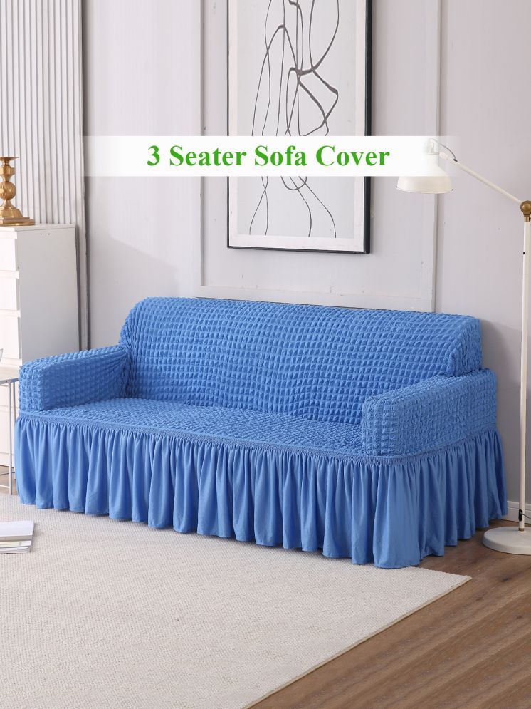     			HOKIPO 3 Seater Polyester Sofa Cover ( Pack of 1 )