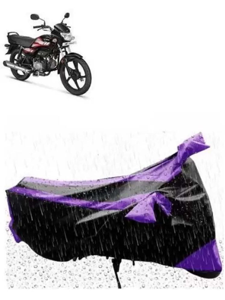     			RONISH Bike Body Cover for Hero HF Deluxe ( Pack of 1 ) , Purple