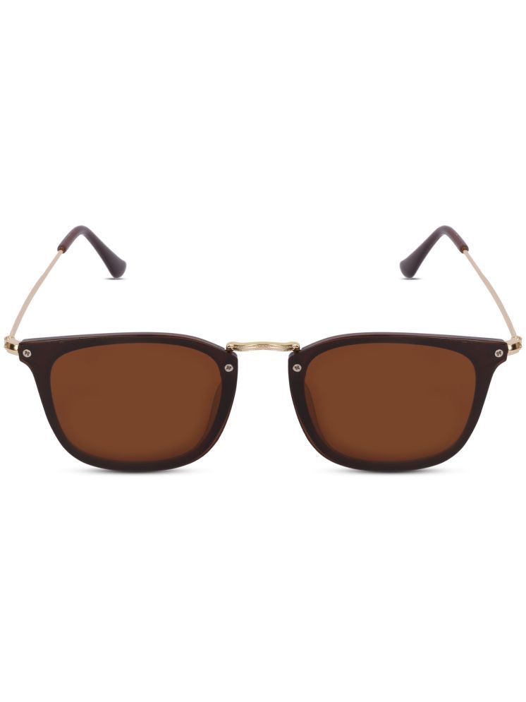     			Sunnies Brown Square Sunglasses ( Pack of 1 )