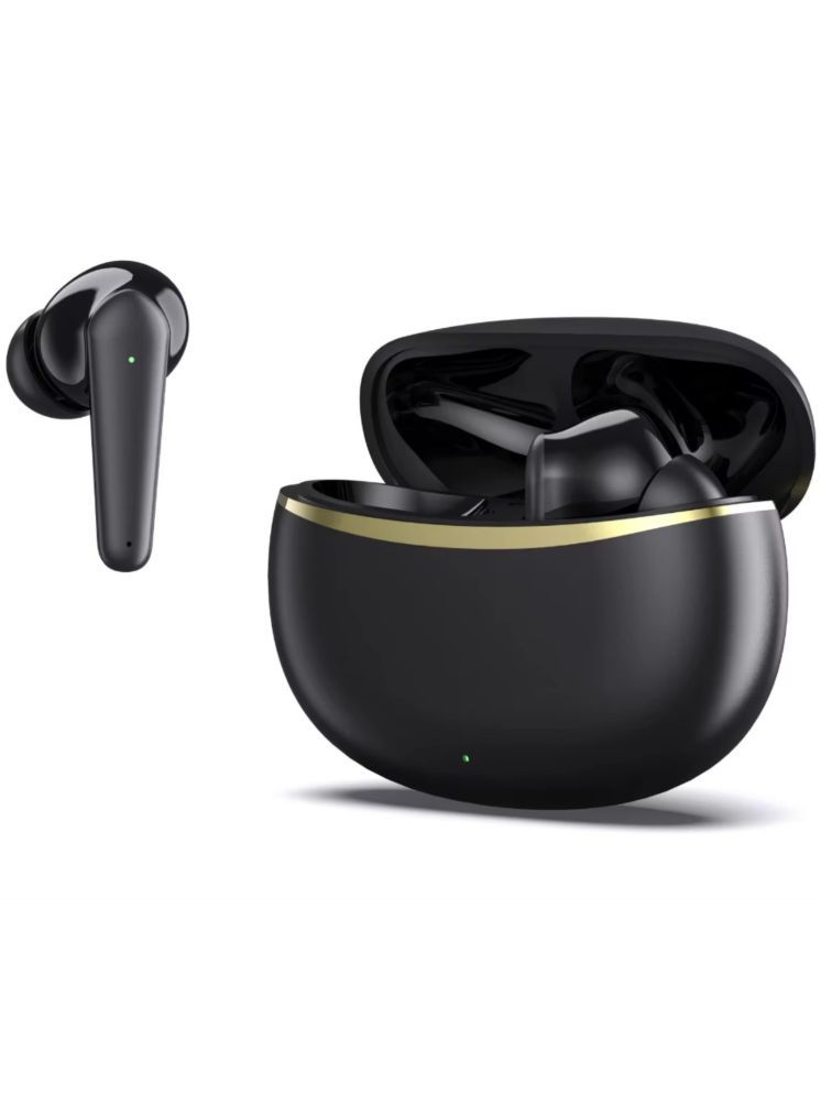     			VEhop WOW PODS Bluetooth True Wireless (TWS) In Ear 30 Hours Playback Fast charging,Powerfull bass IPX4(Splash & Sweat Proof) Black