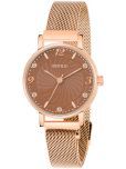 Crestello Rose Gold Metal Analog Womens Watch