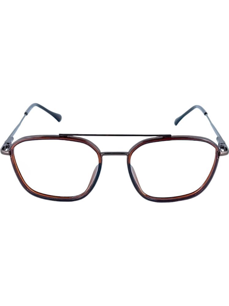     			Redex Brown Square Eyeglass Frame ( Pack of 1 )