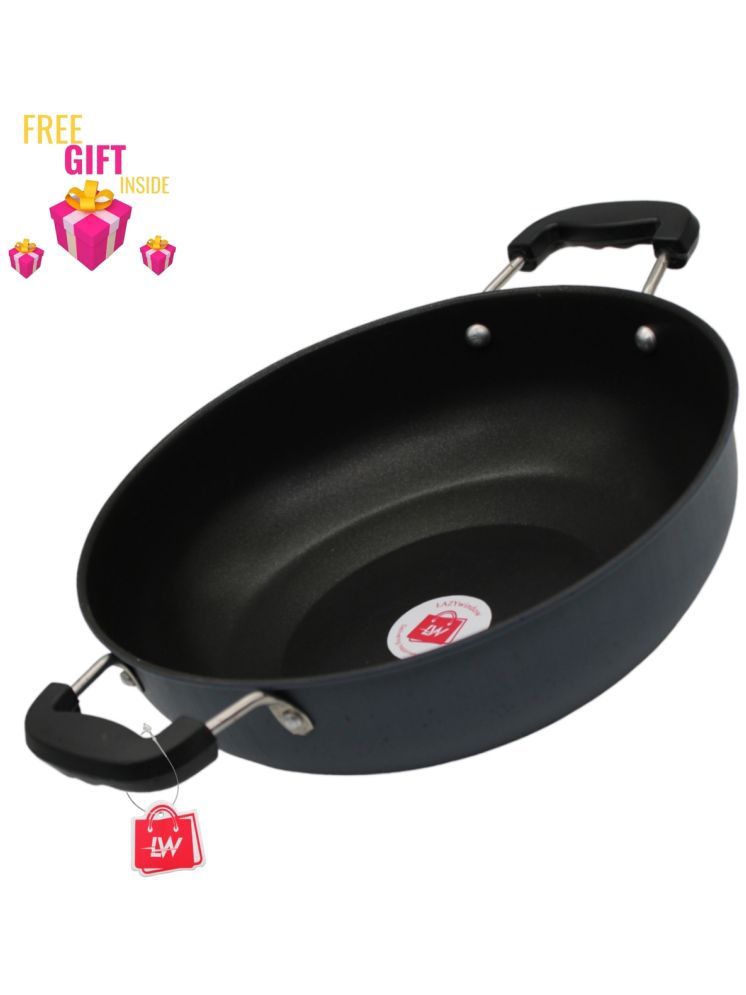     			LAZYWINDOW Non-stick Non-Stick Deep Kadhai 0.3 mm ( 3 ) L