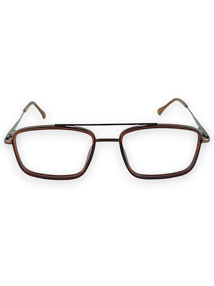     			Redex Brown Rectangular Eyeglass Frame ( Pack of 1 )