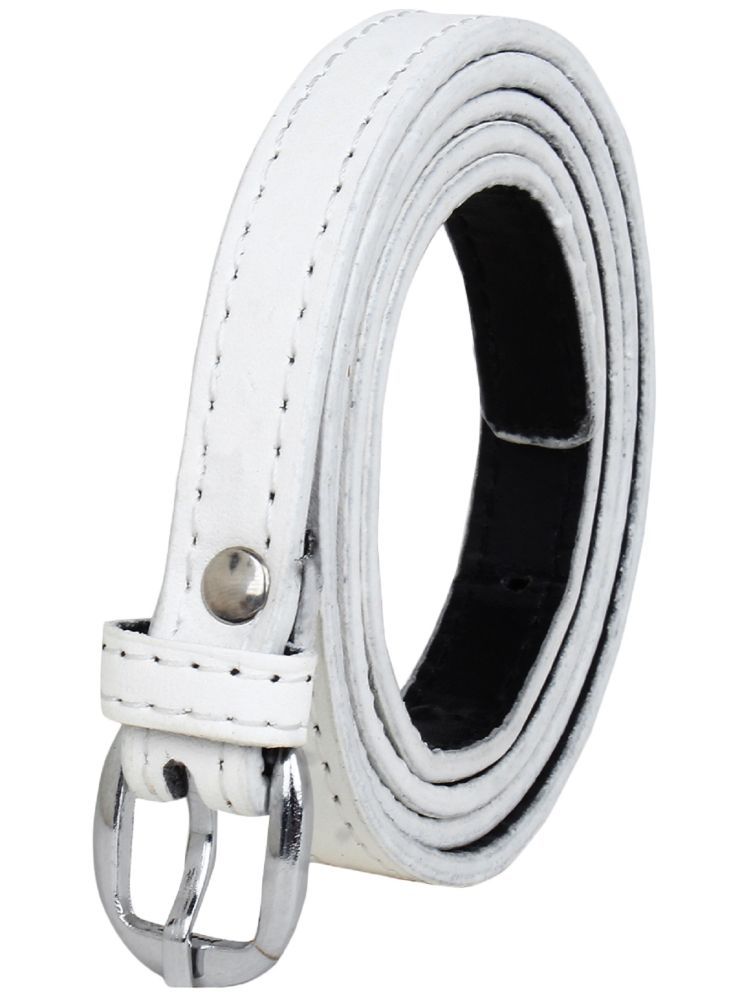     			Zacharias Faux Leather Women's Skinny Belt ( Pack of 1 )