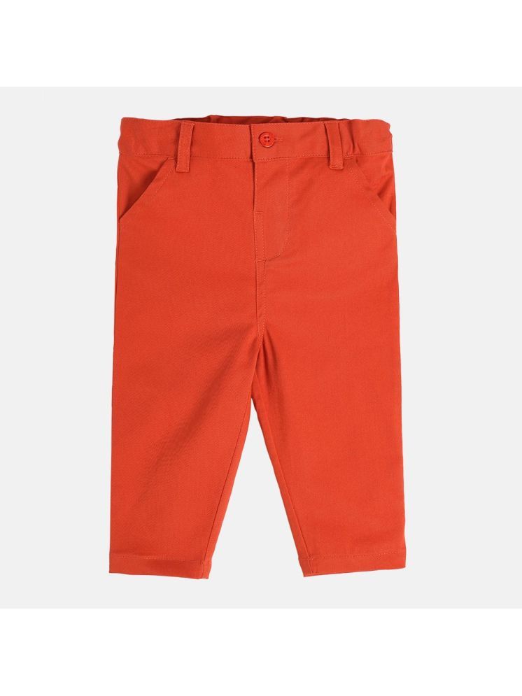     			Miniklub Baby Boys  Full Length Woven Pant (Rust Orange Color)