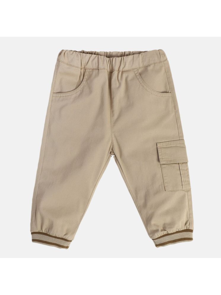     			Miniklub Baby Boys  Full Length Woven Pant (Beige Color)