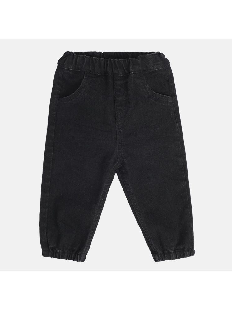     			Miniklub Baby Boys  Full Length Woven Denim Pant (Black Wash Color)