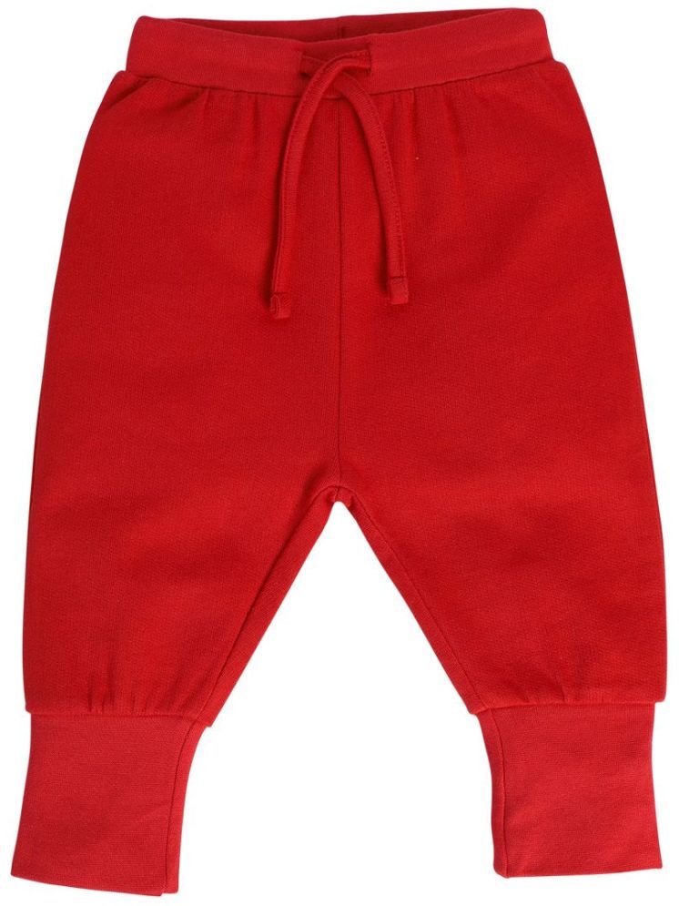     			Miniklub Baby Girls  Full Length Knit Jogger (Red Color)