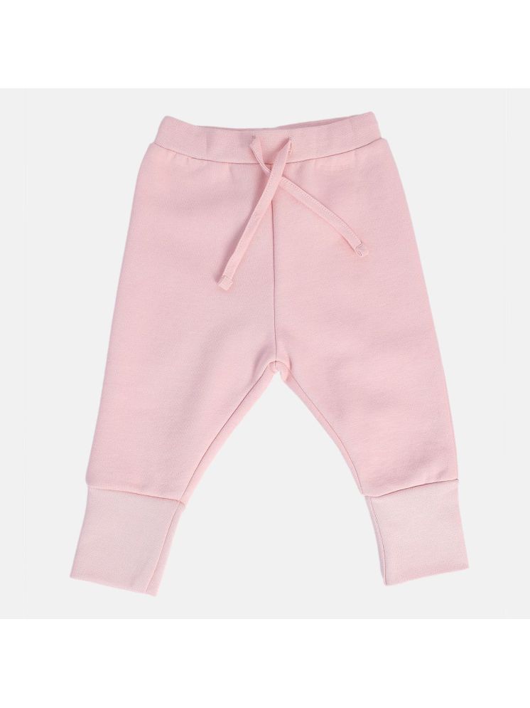     			Miniklub Baby Girls  Full Length Knit Jogger (Peach Color)