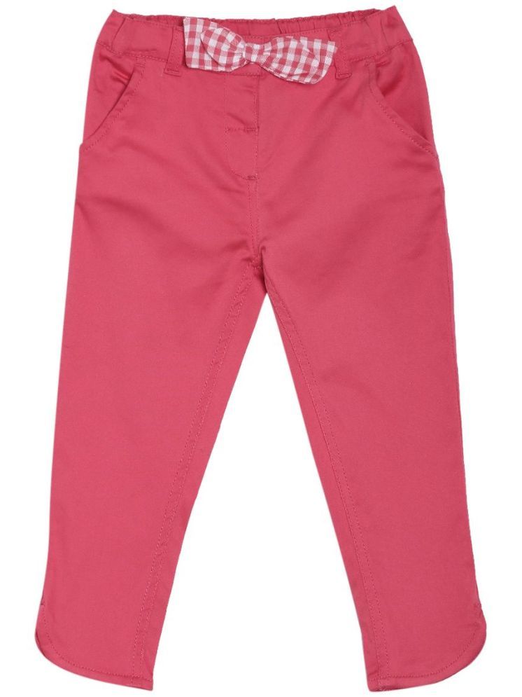     			Miniklub Baby Girls Woven Pant (Pink Color)