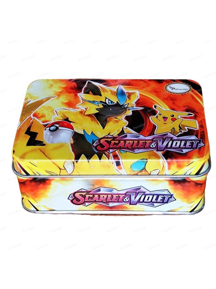     			PANSHUB Mini Poke-Moon FUSION STRIKE Totally Surprising Card in Attractive Metal Tin Box