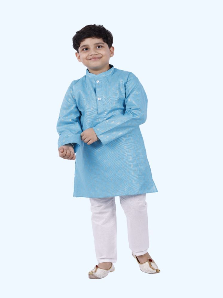     			s muktar garments Pack of 1 Boys Cotton Blend ( Teal )