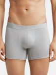 Jockey IC25 Men Tencel Micro Modal Cotton Elastane Stretch Solid Trunk - Bright Light Grey