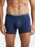 Jockey US60 Men Super Combed Cotton Elastane Solid Trunk - Navy