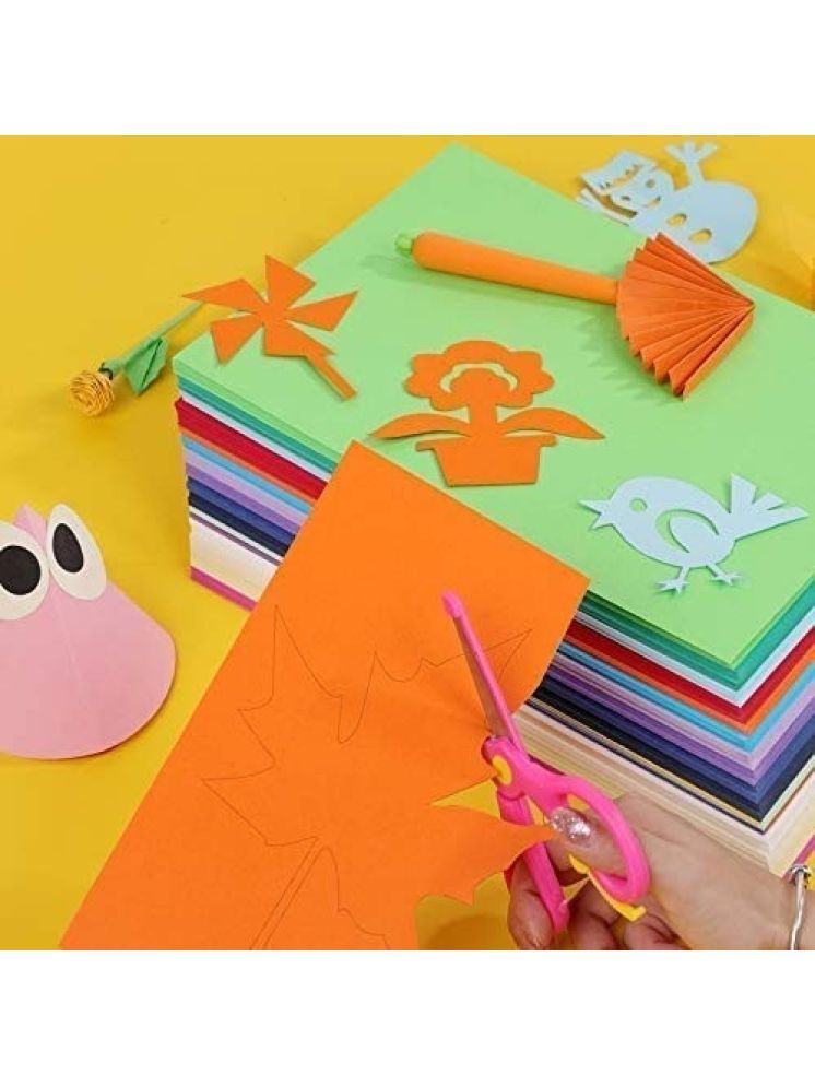     			Eclet A4 50 Coloured Sheets (5 Sheets 10 each color) Copy Printing/Art and Craft Paper Double Sided ColouredOffice Stationery Children's Day Gift, Birthday Gift, Party Favors,christmas decor etc.310