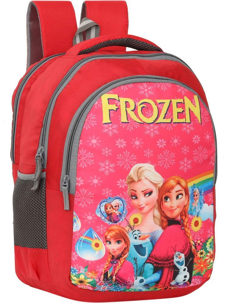     			Flexible Red Polyester Backpack ( 35 Ltrs )