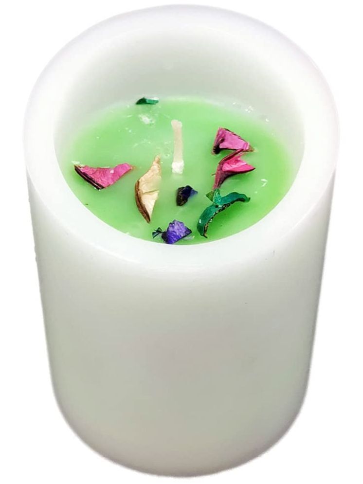     			Floish Green Lemongrass Jar Candle 10 cm ( Pack of 1 )