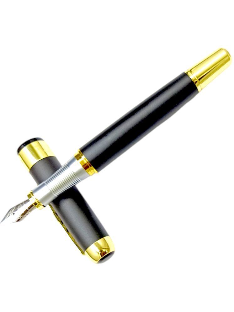     			JINHAO Black Fine Line Fountain Pen ( Pack of 1 )