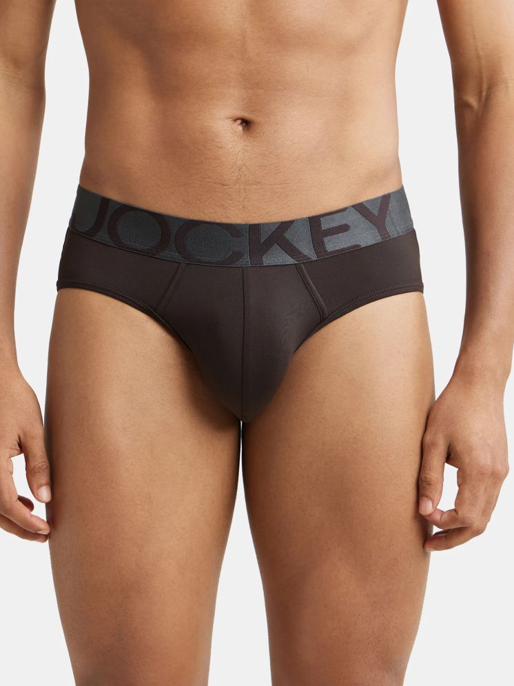     			Pack of 1 Jockey Brown IC27 Nylon Men's Briefs