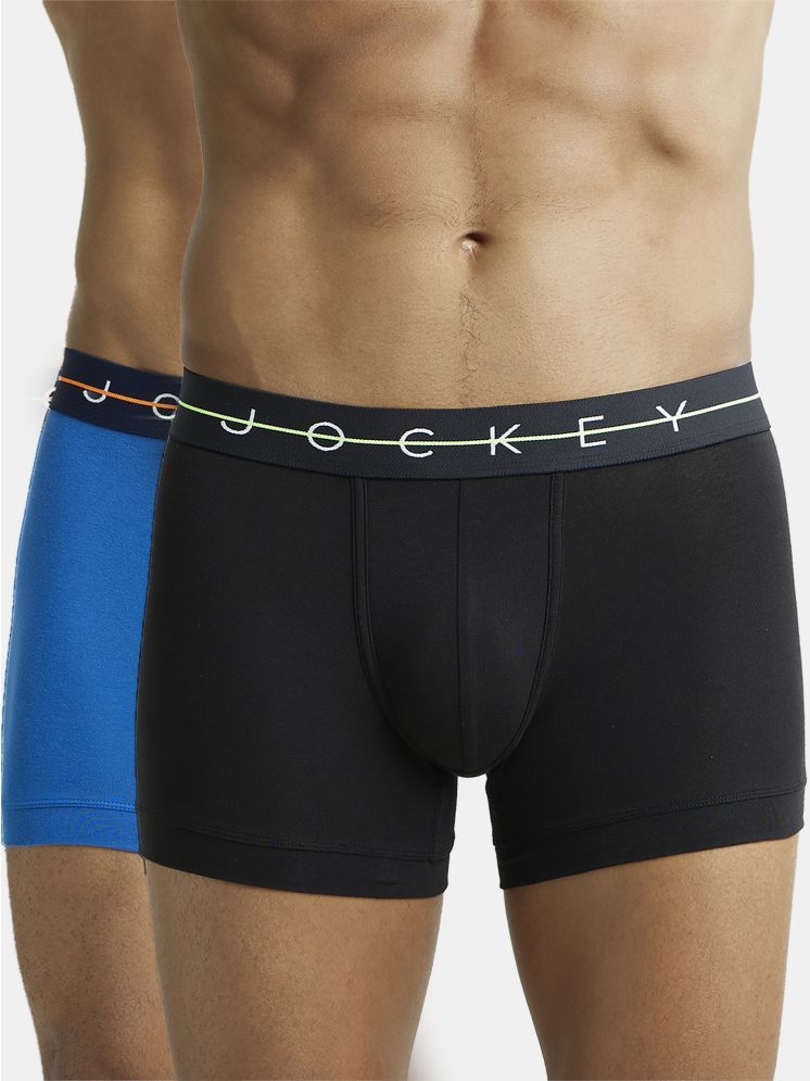     			Pack of 2 Jockey Multicolor NY16 Cotton Men's Trunks