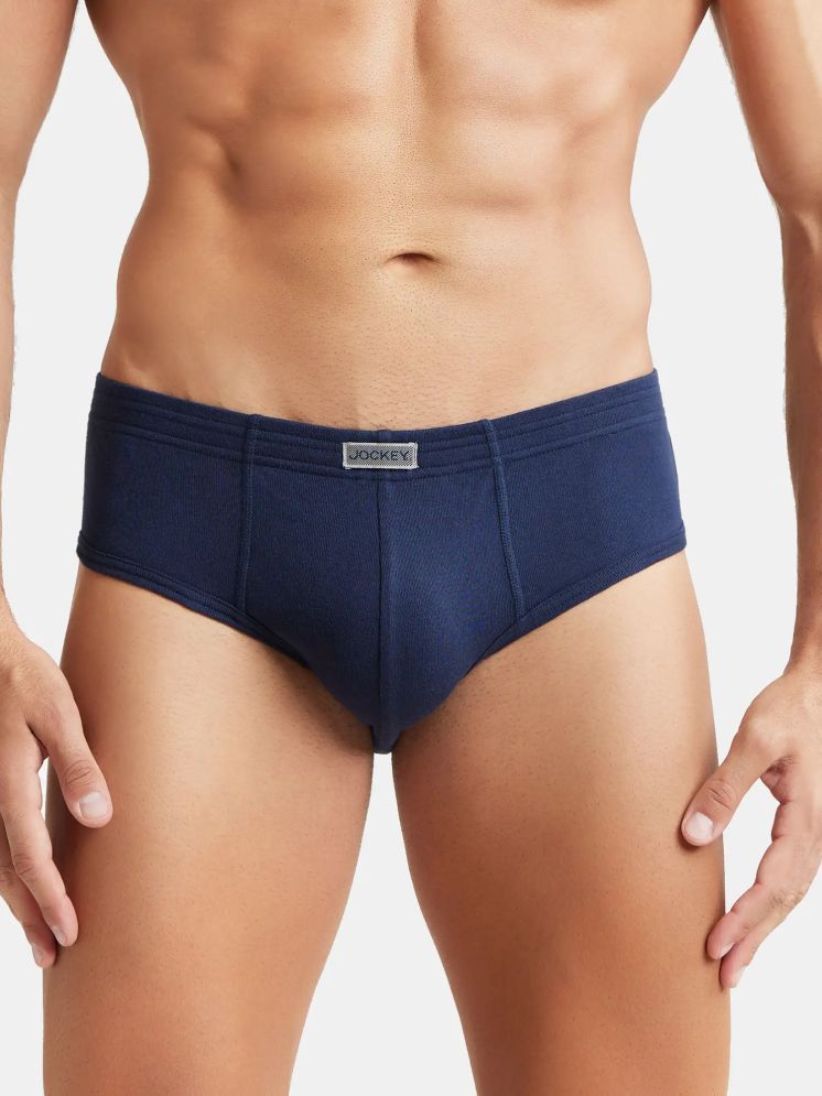     			Pack of 1 Jockey Navy Blue 1009 Cotton Men's Briefs