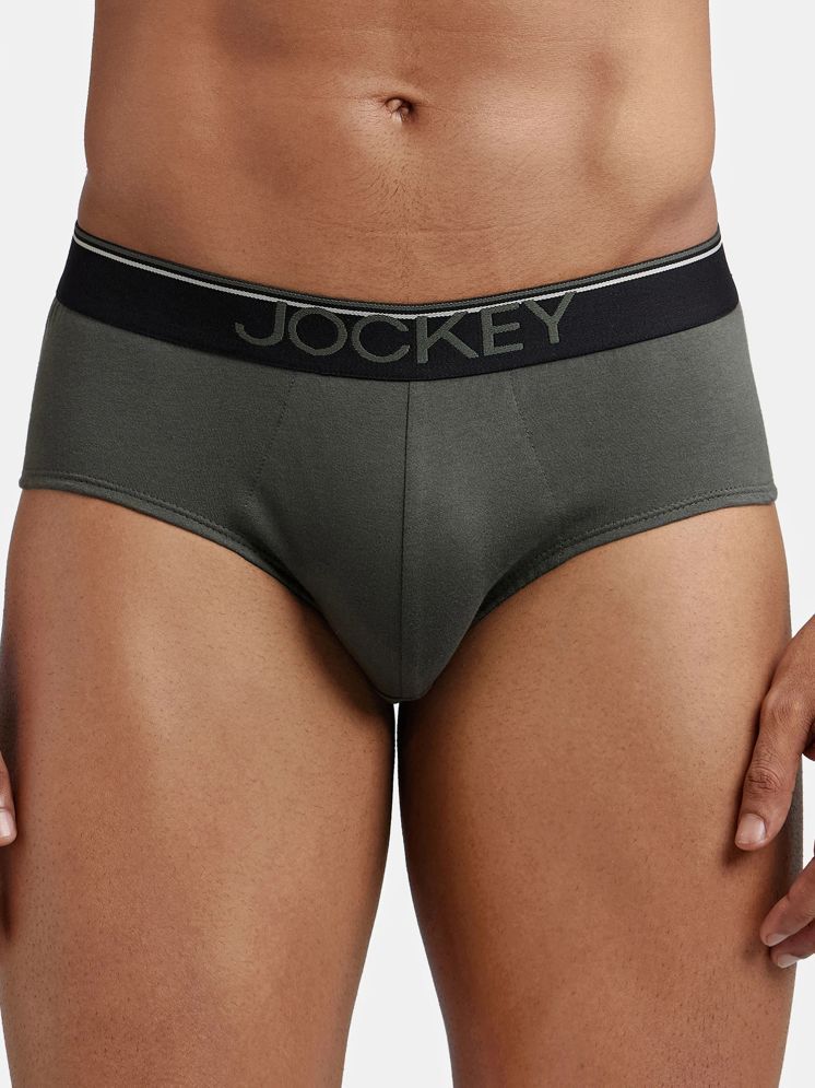     			Pack of 1 Jockey Olive 8037 Cotton Men's Briefs