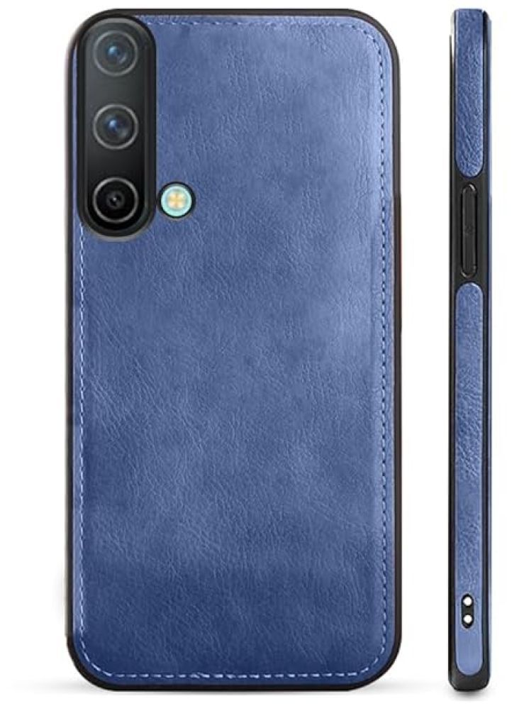     			KOVADO Plain Cases Compatible For Artificial Leather Oneplus nord ce 5g ( Pack of 1 )