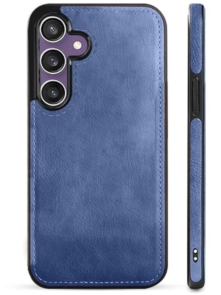     			KOVADO Plain Cases Compatible For Artificial Leather Samsung Galaxy S24 ( Pack of 1 )