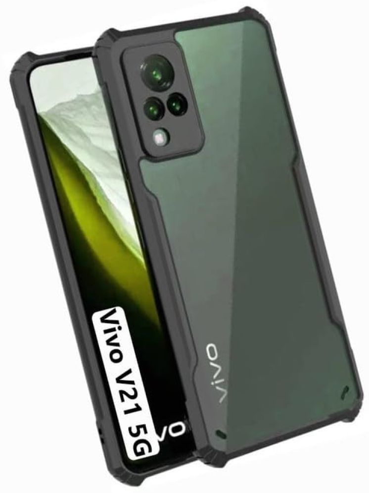     			KOVADO Shock Proof Case Compatible For Polycarbonate Vivo V21 ( Pack of 1 )