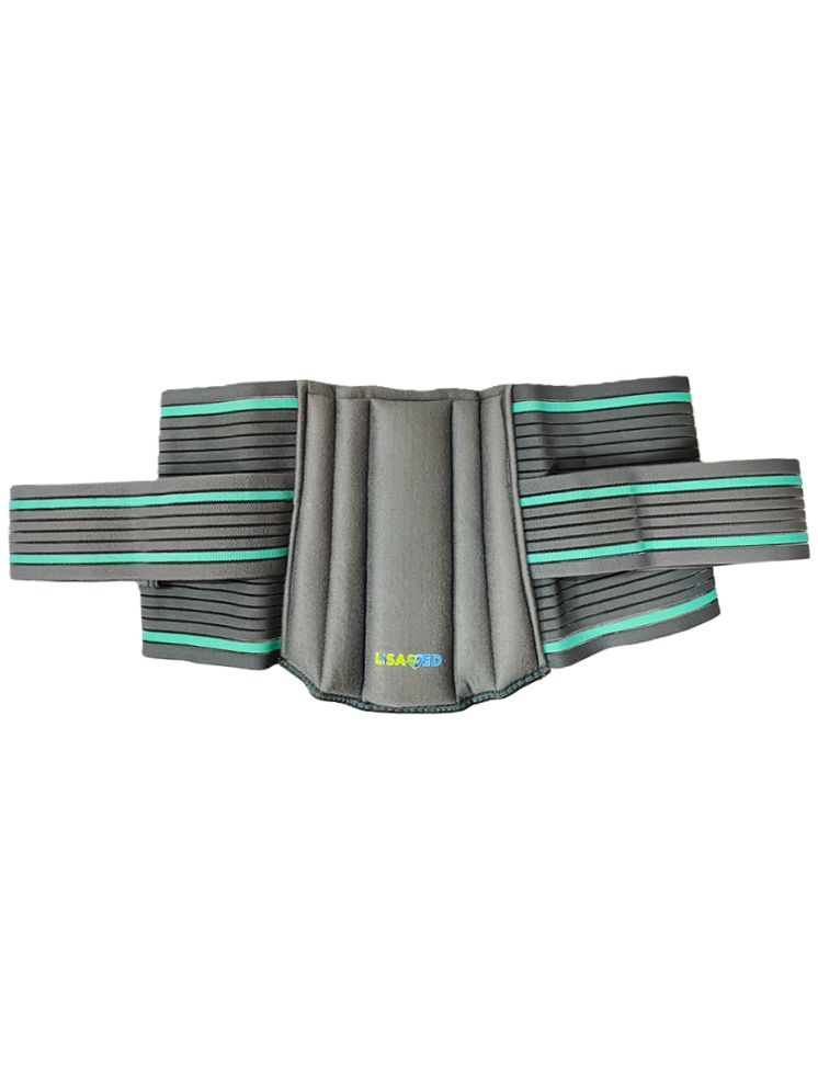     			LISAMED Grey Nylon Gym Belt