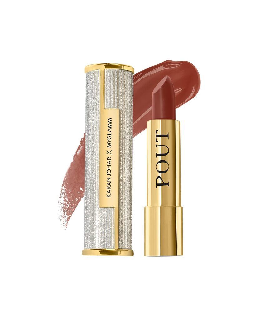     			MYGLAMM Brown Glossy Lipstick 48