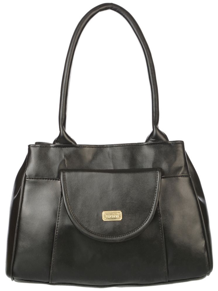     			Taschen Black Artificial Leather Shoulder Bag