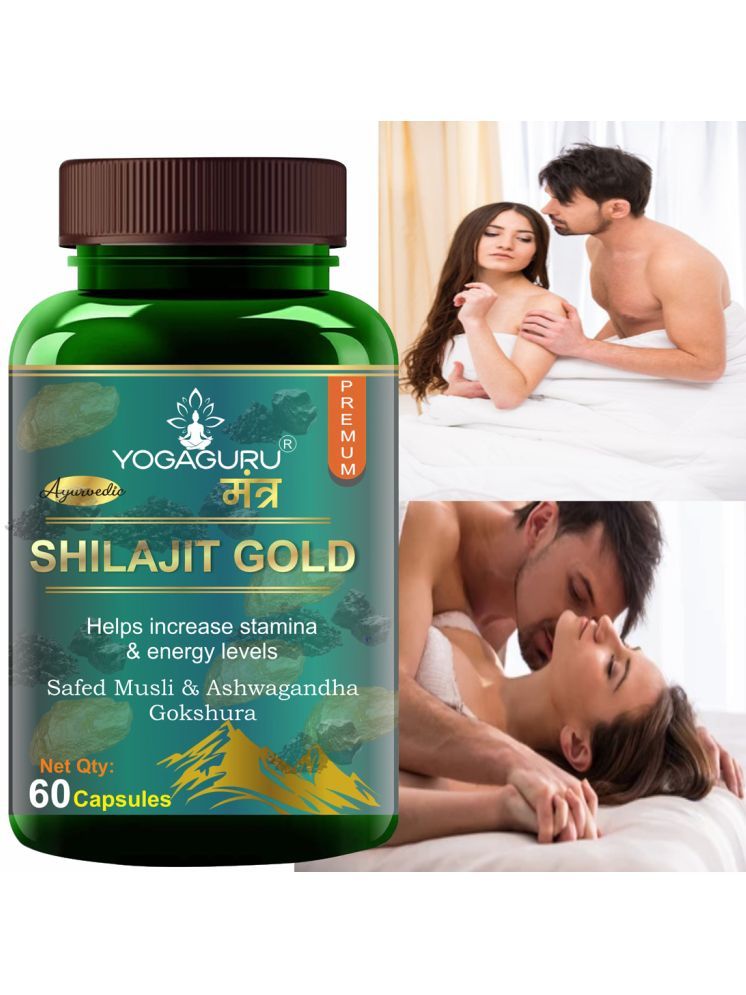     			YOGAGURU MANTR Shilajit for Strength Power & Stamina 60 CAPSULES