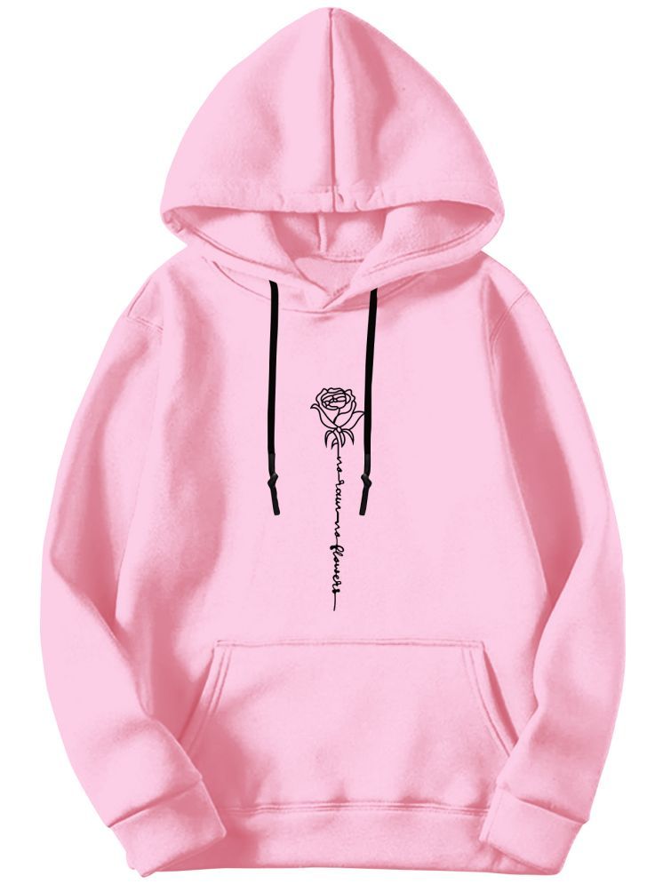     			fashion and youth Cotton Blend Hooded Men's Sweatshirt - Pink ( Pack of 1 )