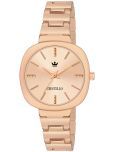 Crestello Rose Gold Metal Analog Womens Watch