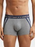 Jockey US21 Men Super Combed Cotton Elastane Stretch Solid Trunk - Mid Grey Melange