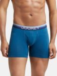 Jockey ZN03 Men Super Combed Cotton Elastane Solid Boxer Brief with Ultrasoft Waistband-Seaport Teal