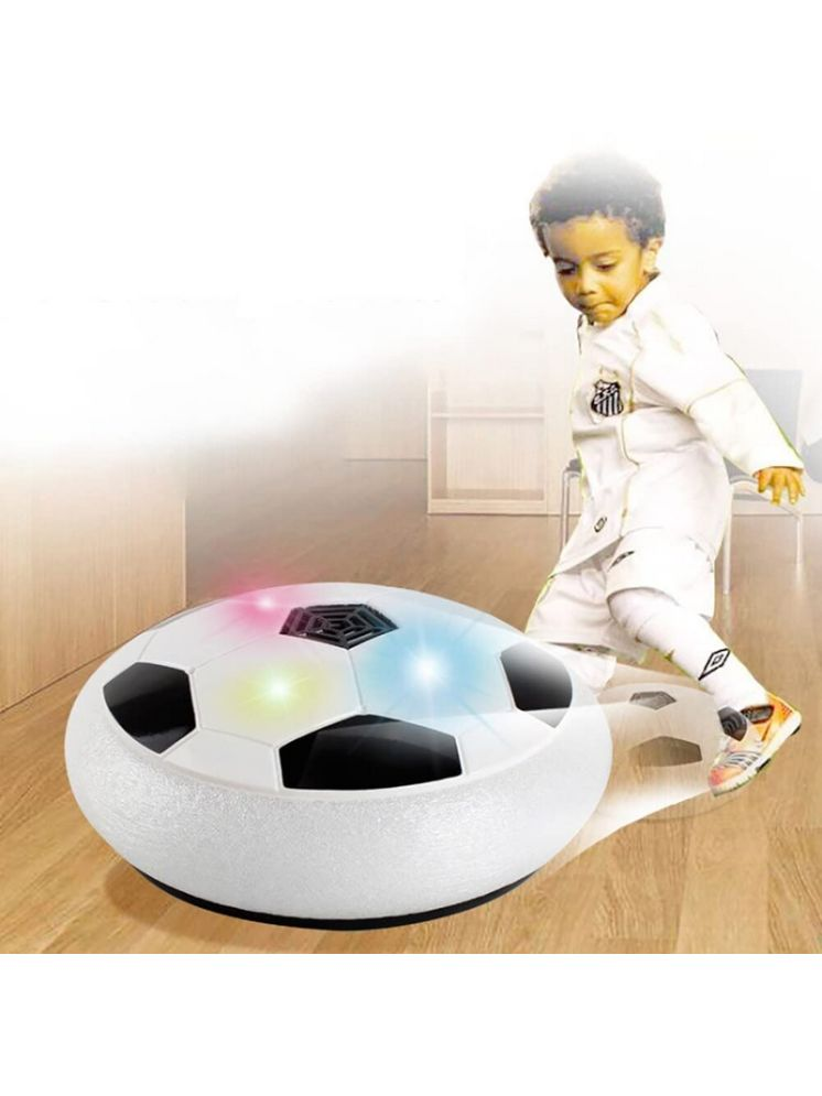     			Hover Soccer Ball, Soft Eva Material Foam Bumper Air Indoor Football Made in India for Kids, Toy with Multi Colour LED Lights, Best Gifts for Toddlers, Boys and Girls