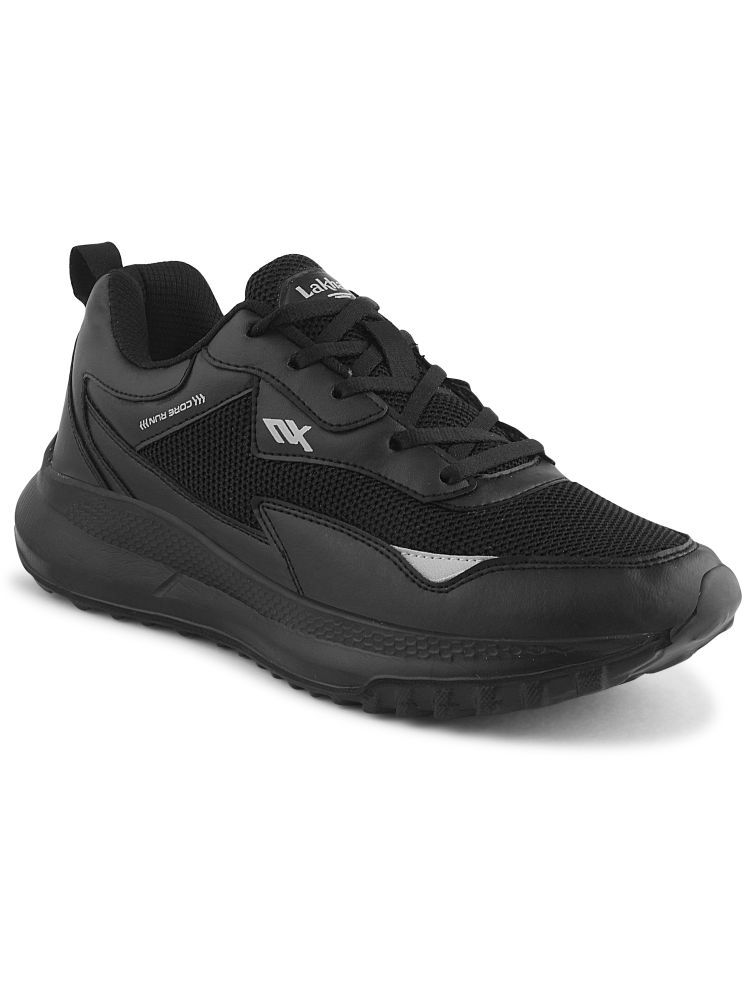     			Lakhani Aashirwad E-Active-03_Black Black Men's Sports Running Shoes