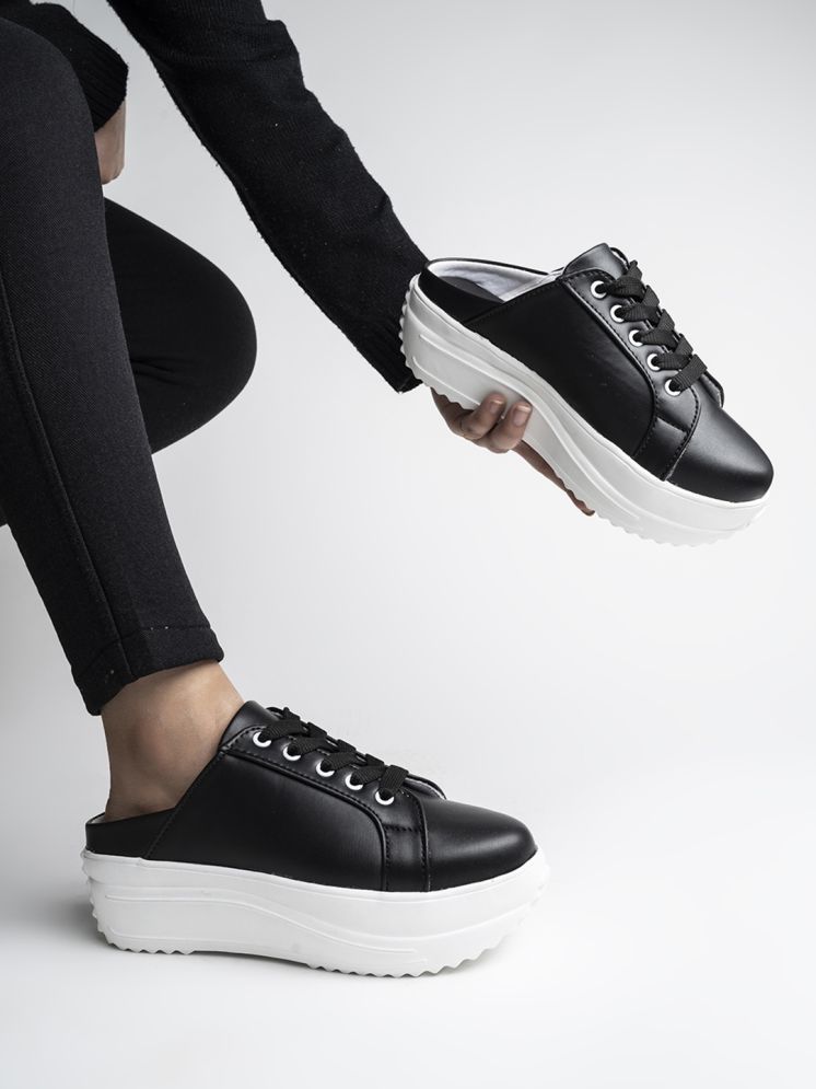     			Stylestry Black Women's Sneakers