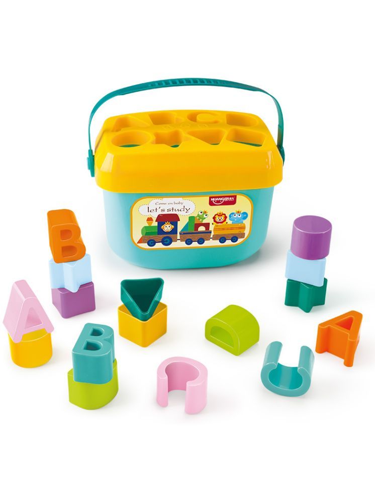     			Bluebell Baby's First Shape Sorting Blocks Learning- Educational Activity Toys with 16 Building Blocks - Multicolor (16 Pieces)