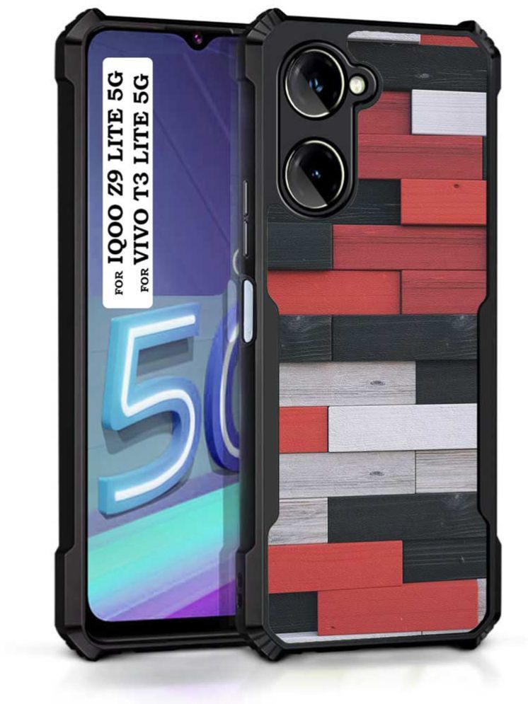     			COBERTA Multicolor Printed Back Cover Polycarbonate Compatible For Vivo T3 Lite 5G ( Pack of 1 )