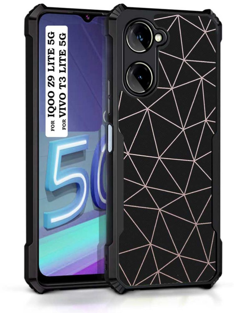     			COBERTA Multicolor Printed Back Cover Polycarbonate Compatible For Vivo T3 Lite 5G ( Pack of 1 )