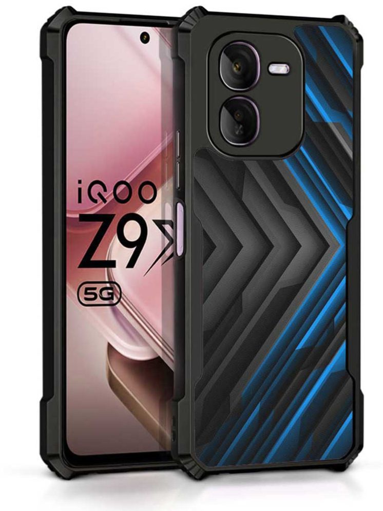     			COBERTA Multicolor Printed Back Cover Polycarbonate Compatible For iQOO Z9x 5G ( Pack of 1 )