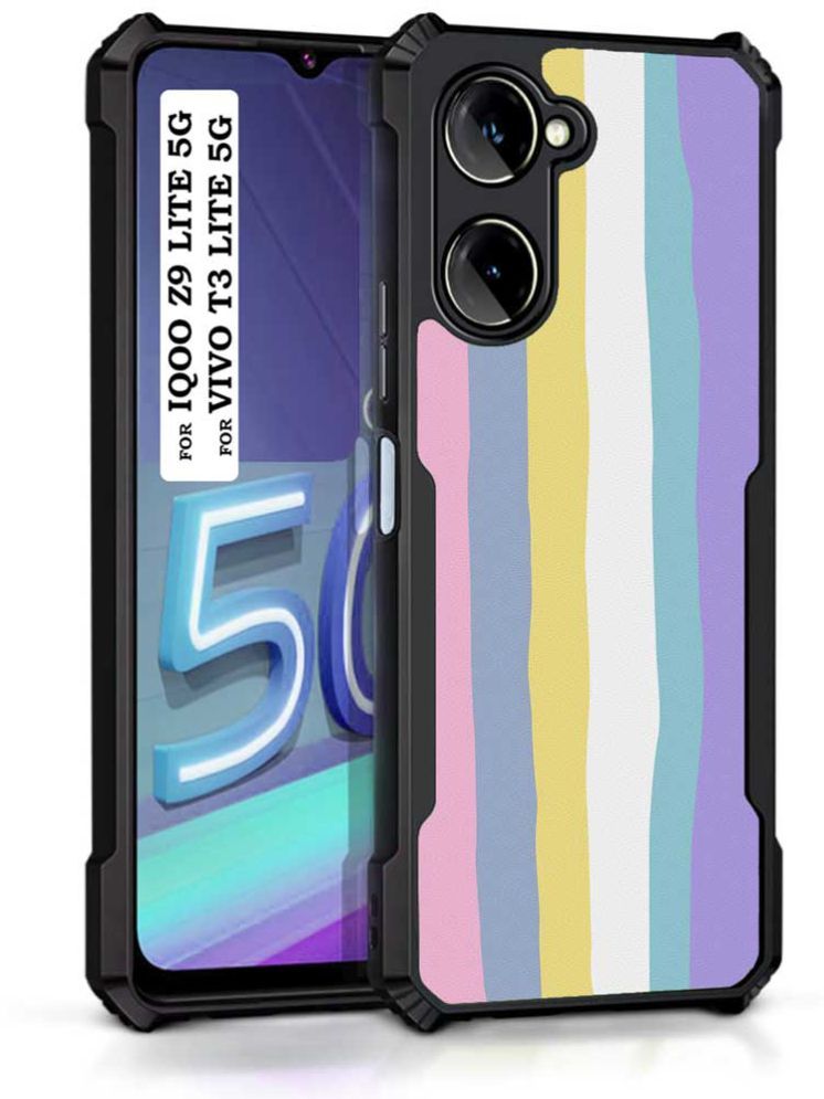     			COBERTA Multicolor Printed Back Cover Polycarbonate Compatible For iQOO Z9 Lite 5G ( Pack of 1 )